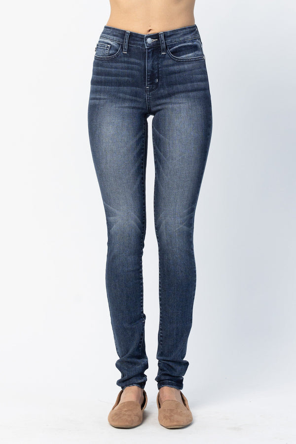 Judy Blue All Dyed Up Mid-Rise Skinny Jeans Judy Blue