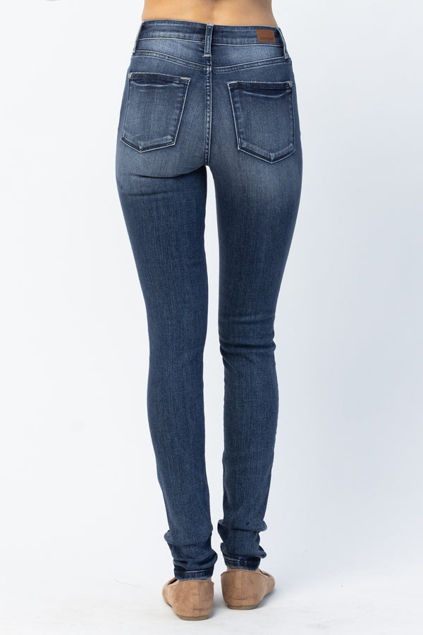 Judy Blue All Dyed Up Mid-Rise Skinny Jeans Judy Blue
