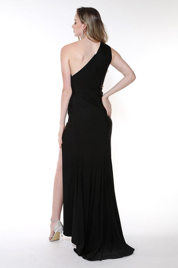 Ava Presley 34531 Emerald Green One Shoulder Fitted Dress Ava Presley