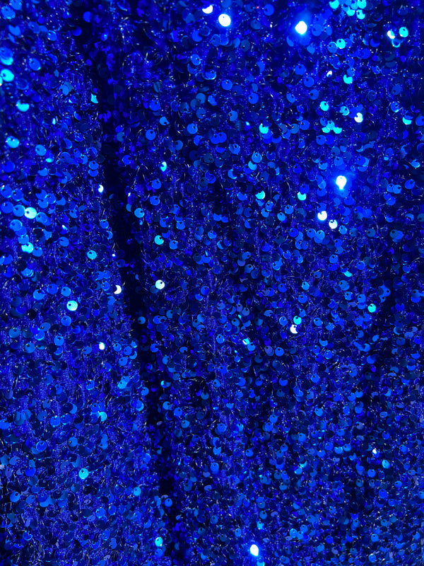 ATHENA PROM 8223 Round Neckline Velvet Sequin Sheath Dress