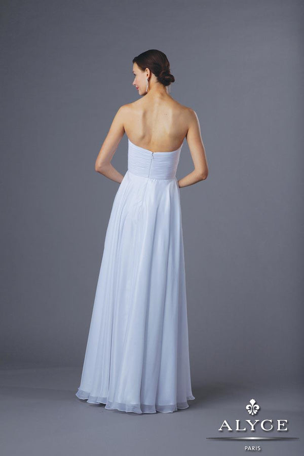 ALYCE Paris 35576 Pool Sweetheart Chiffon A-Line Dress Alyce Paris