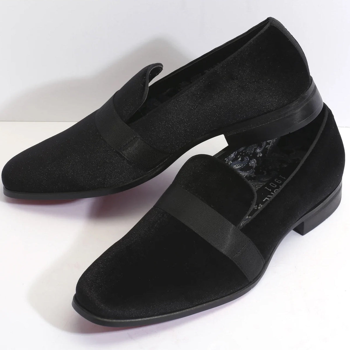 slim fit dress slacks Black Derby Dress Shoes | Mens Patent Flair main image 1