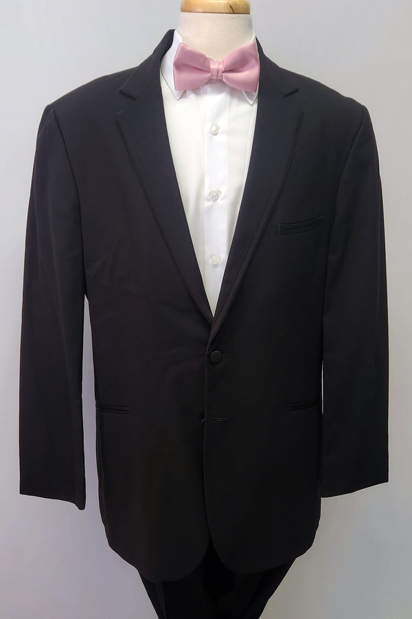 Black 'Connery' Notch Lapel Tuxedo Jacket and Pants Not specified