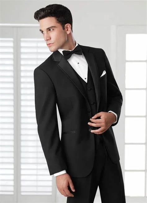 Black 'Twilight' Modern Fit Tuxedo by Jean Yves Not specifiedÂ