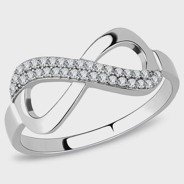 CZ Minimal Infinity Ring Fashion Jewelry