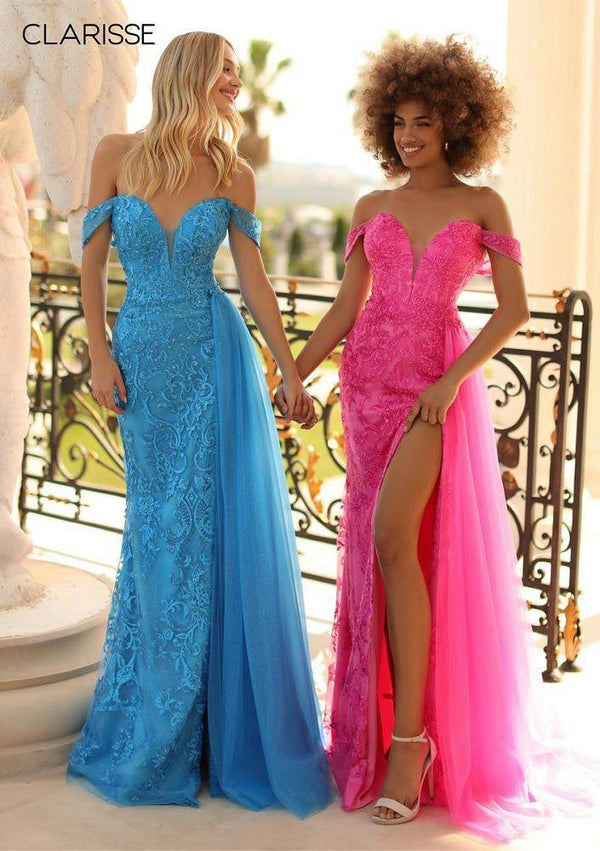 CLARISSE 810508 Tulle Fit-n-Flare Dress ClarisseÂ