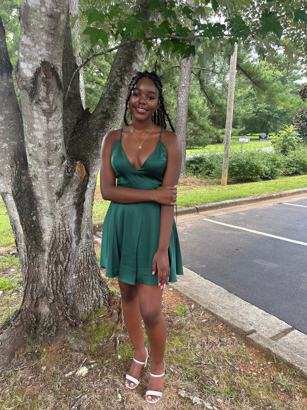 CLARISSE 30234 Satin Cocktail Dress Clarisse DesignsÂ