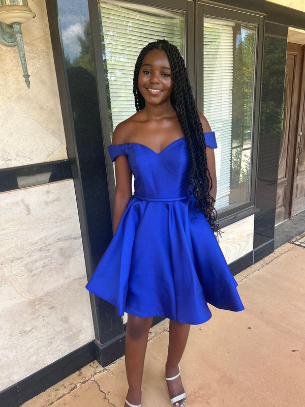 CLARISSE 30245 Off the Shoulder A-Line Cocktail Dress Clarisse DesignsÂ