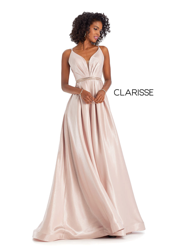 CLARISSE 8088 Blush A-Line Dress Clarisse