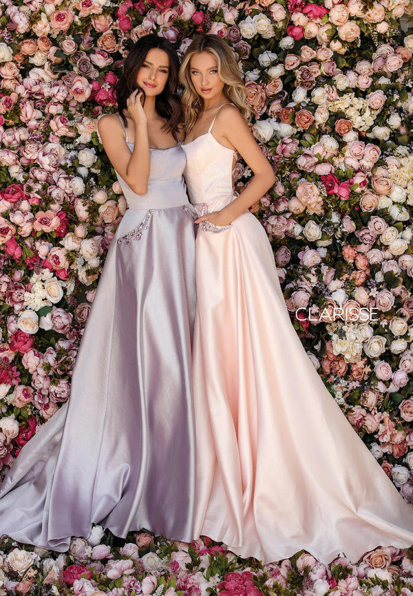 CLARISSE 8103 Seafoam Shimmer Dress Clarisse