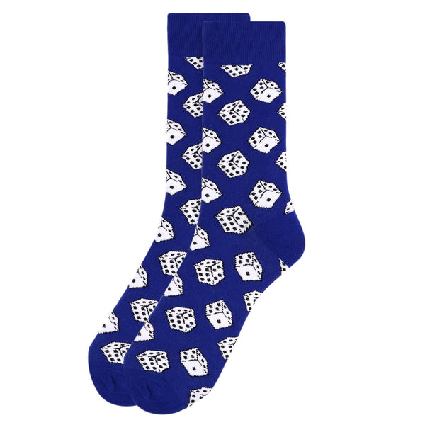 Men's Dice Novelty Socks SELININY