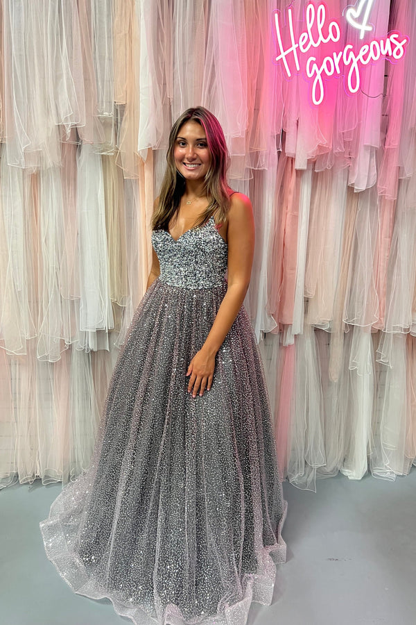 ENVIOUS Couture 1766 Shimmering "Smoke" Ballgown Envious Couture