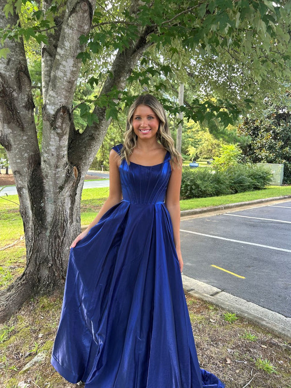 FLAIR Prom 25014 Shimmer A-Line Dress