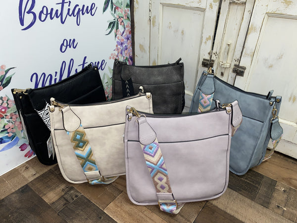 Chloe Crossbody with Adjustable Guitar Strap Jen & Co Handbags