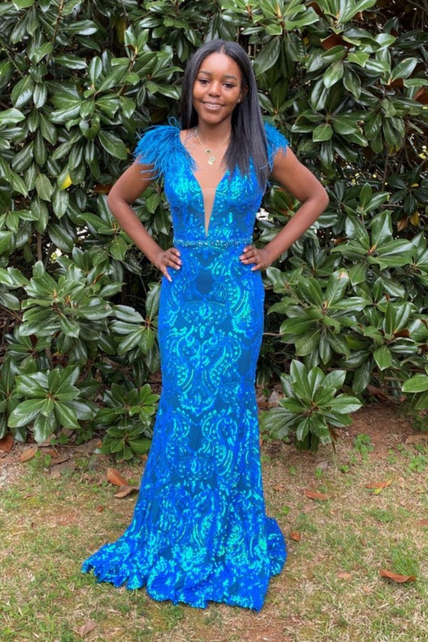 JOVANI 38758 Sequin Mesh Sheath Dress
