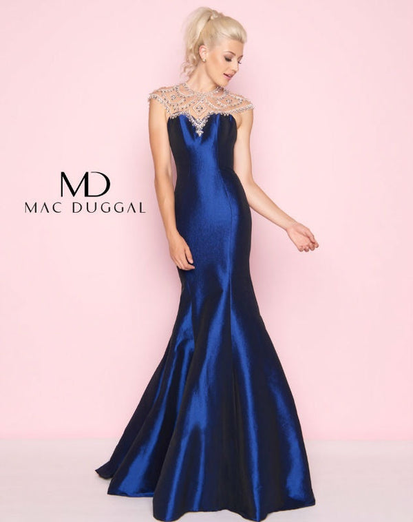 Mac Duggal 66492L Sapphire Mermaid Dress Mac DuggalÂ