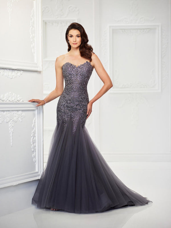 MONTAGE by Mon Cheri 118964 Rose Pink Mermaid Dress