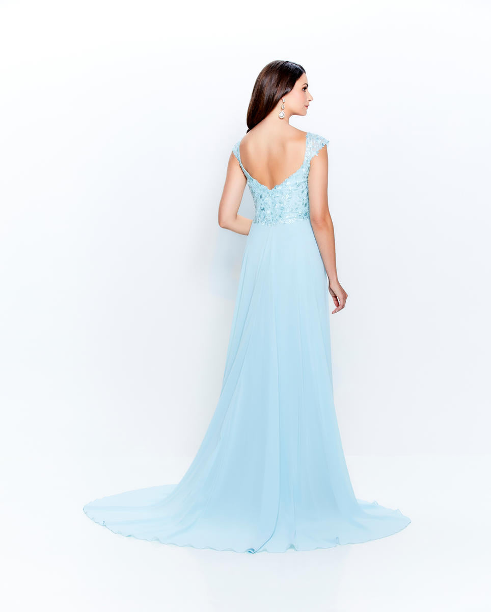 montage formal dresses Montage by Mon Cheri M521 - Ruched Bodice Formal Gown 20 / Gunmetal main image 1