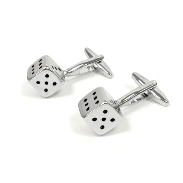 Dice Novelty Cufflinks SELININY
