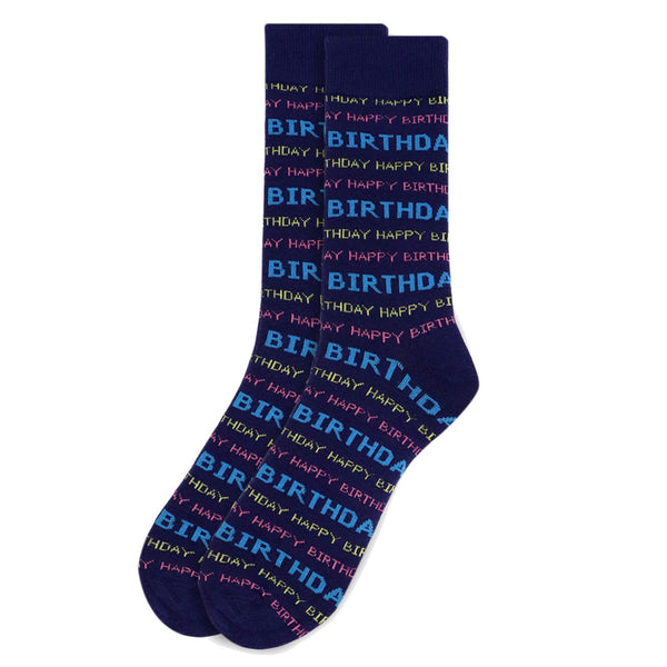 Men's Novelty Happy Birthday Socks SELININY
