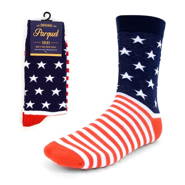 American Flag Novelty Socks SELININYÂ