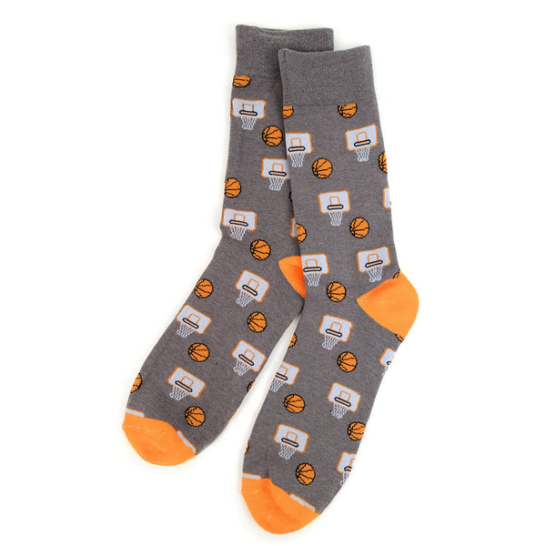 Men's Basketball Hoops Novelty Socks SELININY