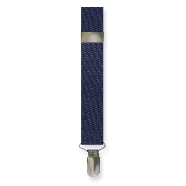 Navy Blue Clip-on Suspenders Tuxedo Park