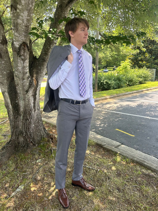 New Azzuro Grey 2 Piece Slim Fit Suit AzzuroÂ