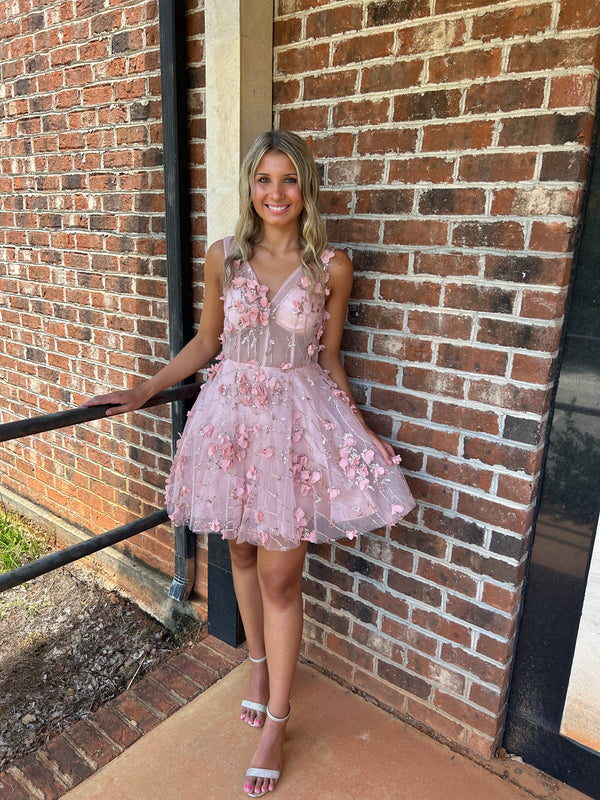 NINA CANACCI 519 Blush Cocktail Dress Nina Canacci