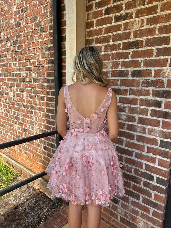 NINA CANACCI 519 Blush Cocktail Dress Nina Canacci