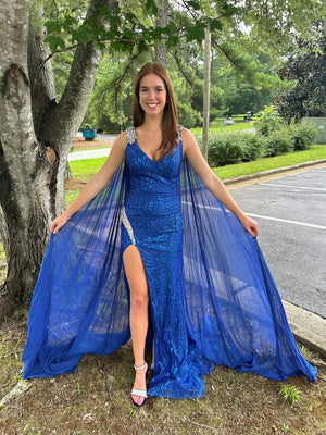 Portia & Scarlett PS22543 Glittering Sheath Dress Allure Bridals