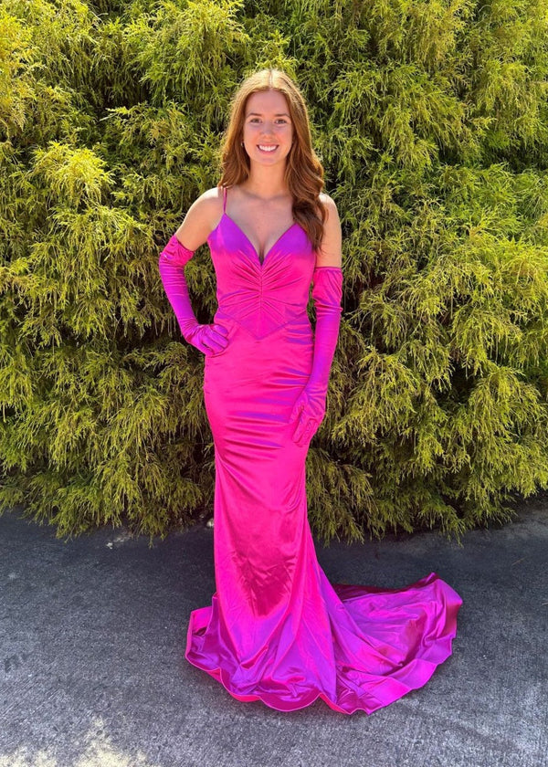 Portia & Scarlett PS23432 Satin Open Back Dress Allure Bridals