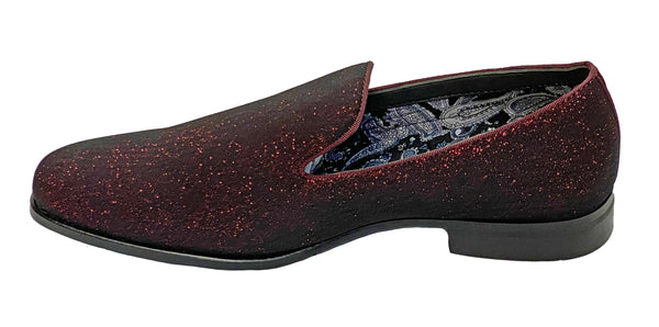 New Men's Red Sparkle Fashion Shoes Couture 1910