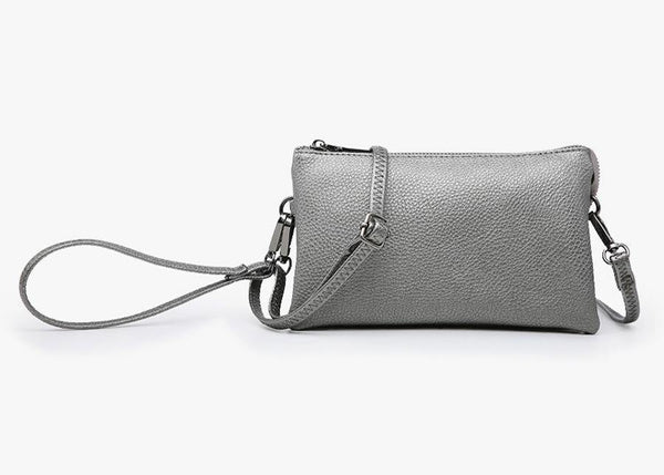 Riley Crossbody - Gunmetal Jen & Co HandbagsÂ