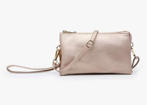 Riley Crossbody - Rose Gold Jen & Co HandbagsÂ