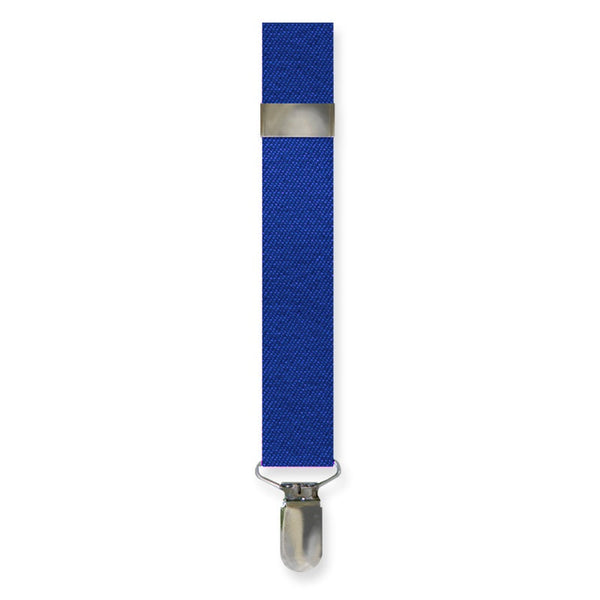 Royal Blue Clip-on Suspenders Tuxedo Park