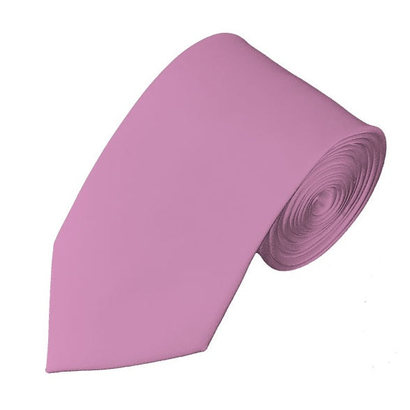 New Dusty Pink Self Tie Slim Long Tie TieOutlet.comÂ