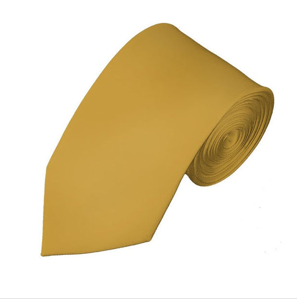 New Honey Gold Self Tie Slim Long Tie TieOutlet.comÂ