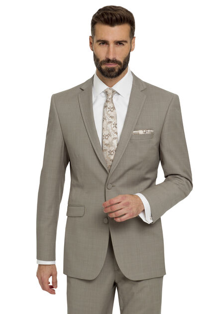 Sand Slim Fit Suit Jacket & Pant by Allure Men Allure MenÂ