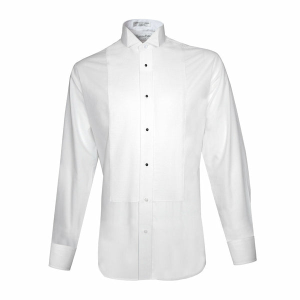 New "White Tie" Pique Wing Collar Tuxedo Shirt Tuxedo ParkÂ