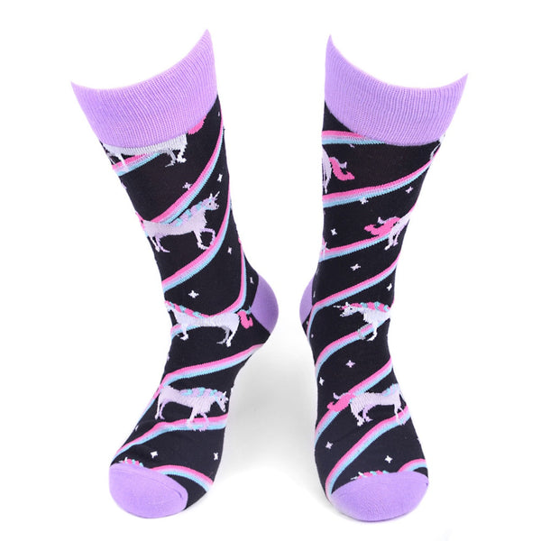 Men's Unicorn Novelty Socks SELININY