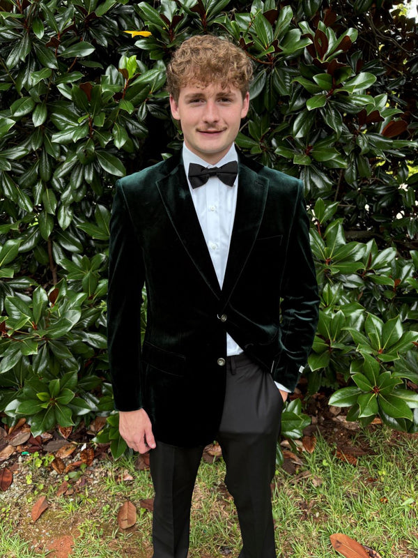 New Green Velvet Slim Fit Fashion Jacket VINCI