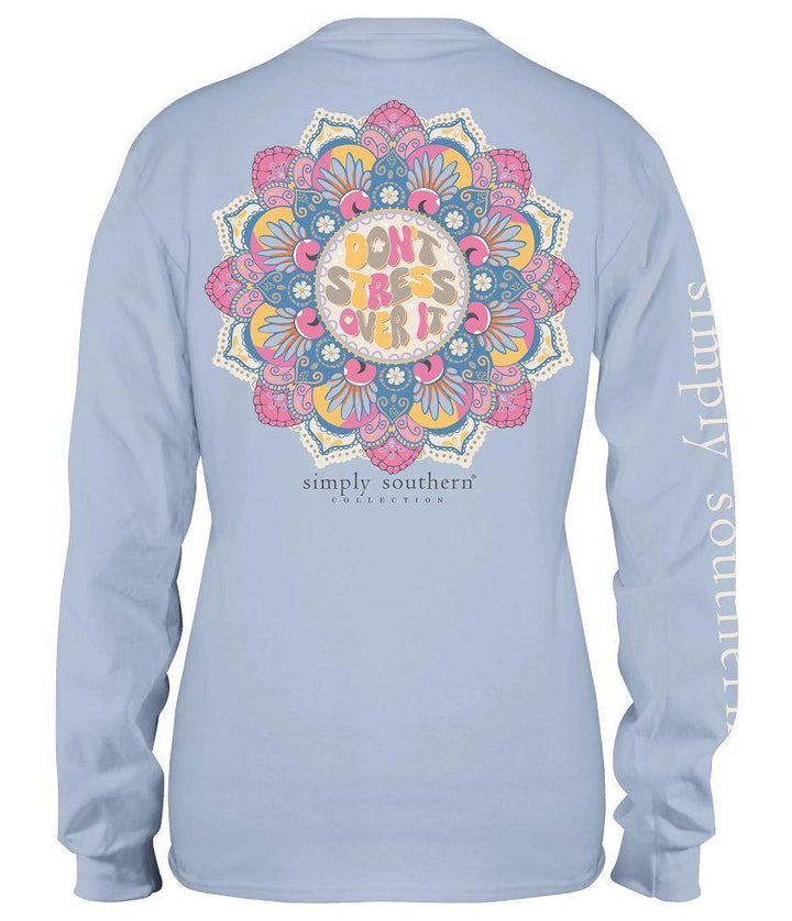 Simply Southern Don't Stress Over It Long Sleeve Graphic Tee