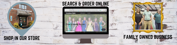 Formalwear Outlet Online, Local Store, Family-Owned