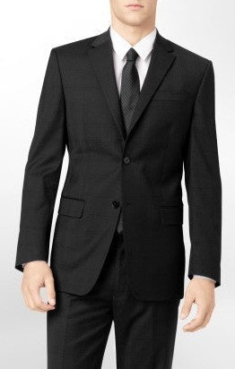 New Caravelli Black 2 Piece Regular Fit Suit San Malone Enterprises 
