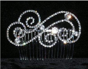 Ocean Waves Rhinestone Comb Rhinestone Jewelry 