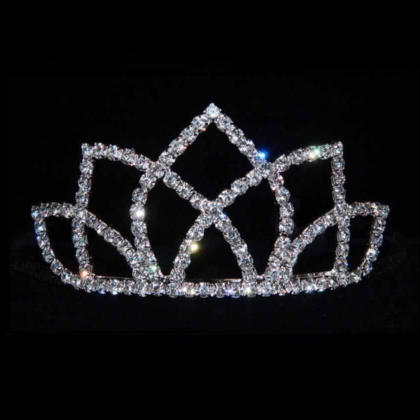 Neptune Princess Clear Crystal Rhinestone Tiara