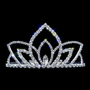 Horizon Sunset Rhinestone 2" Silver Tiara Rhinestone Jewelry Corp 