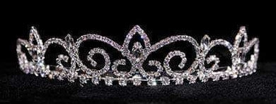 Royal Regent Silver Rhinestone 1" Tiara