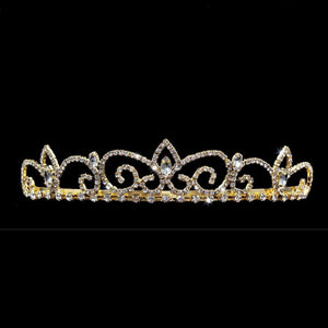 Royal Regent Gold Crystal Rhinestone Tiara Rhinestone Jewelry Corp 